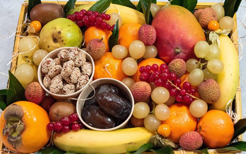 Corbeille de fruits à offrir pour 10 personnes Bordeaux